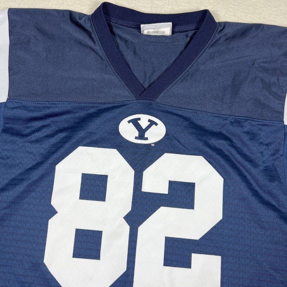 Vintage BYU Cougars Football Jersey #82 Muehlmann Teamwork USA Adult‎ Large